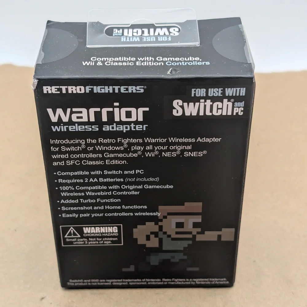 Warrior Switch Wireless Adapter – For Nintendo Switch & PC – BRAND NEW